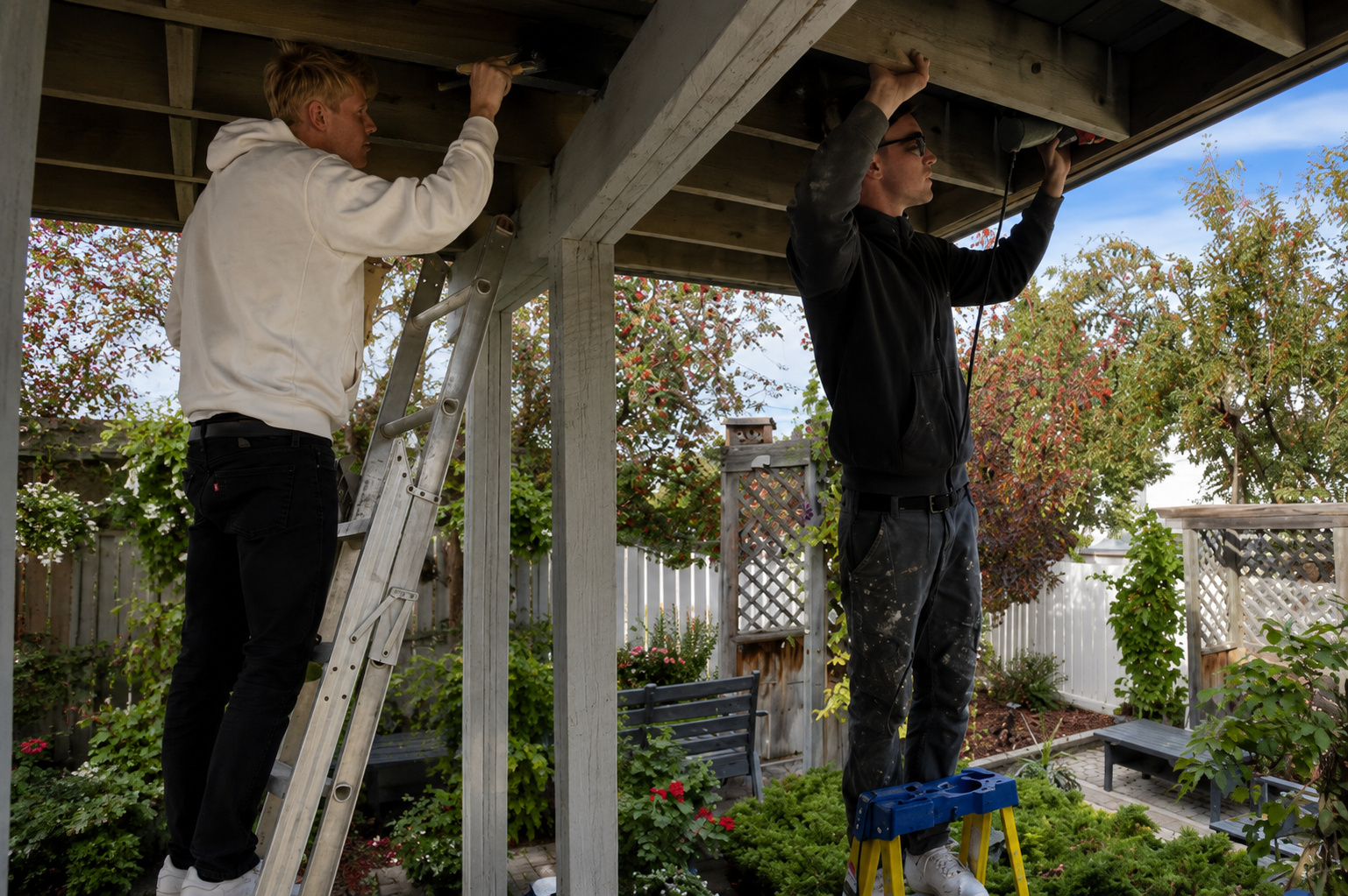Ben and Ryan – the brothers behind B&R Painting Calgary